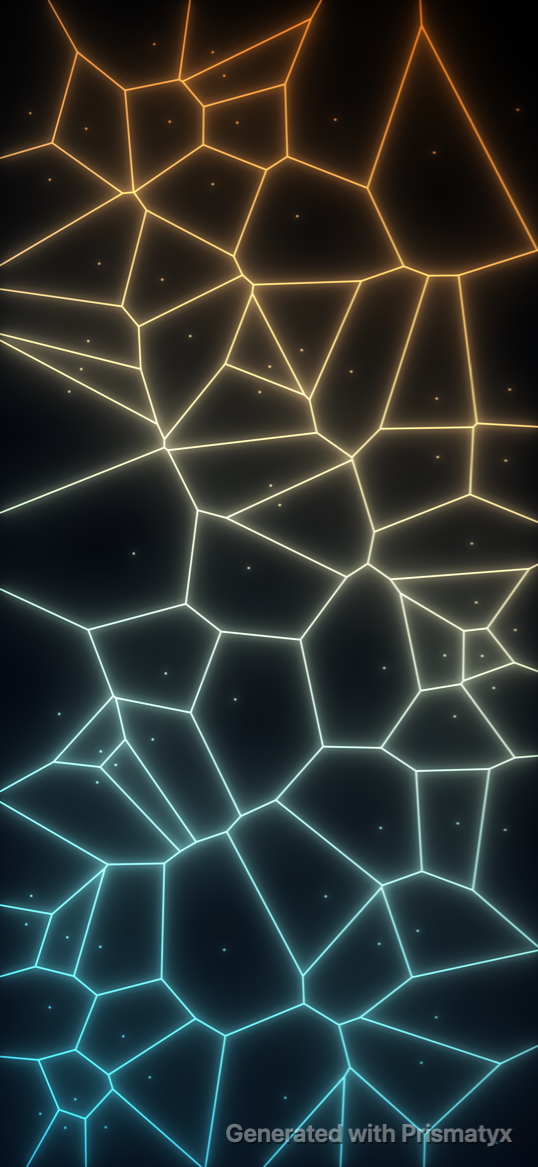 Vertical Voronoi wallpaper (iPhone format) generated with Prismatyx